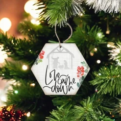 Love Came Down Nativity Ornament< Sale