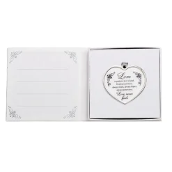 Love is Patient Heart Ornament - Gift Boxed< Best