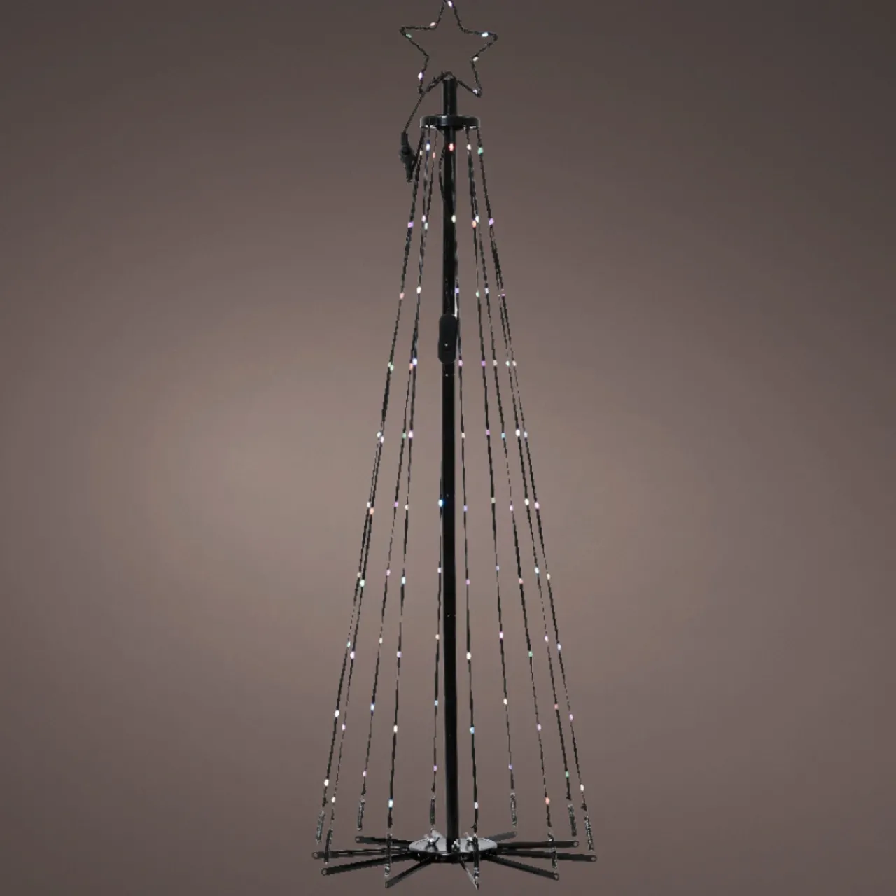 7 Foot 335 LED Dancing Lights Tree Black Wire With Remote Control<Lumineo Outlet