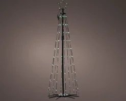 4 Foot 108 LED Dancing Lights Tree Black Wire With Remote Control<Lumineo Clearance