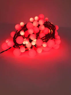120 LED Color Changing Cherry Lights Black Wire | The Christmas Loft<Lumineo New