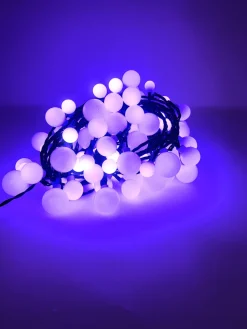 120 LED Color Changing Cherry Lights Black Wire | The Christmas Loft<Lumineo New