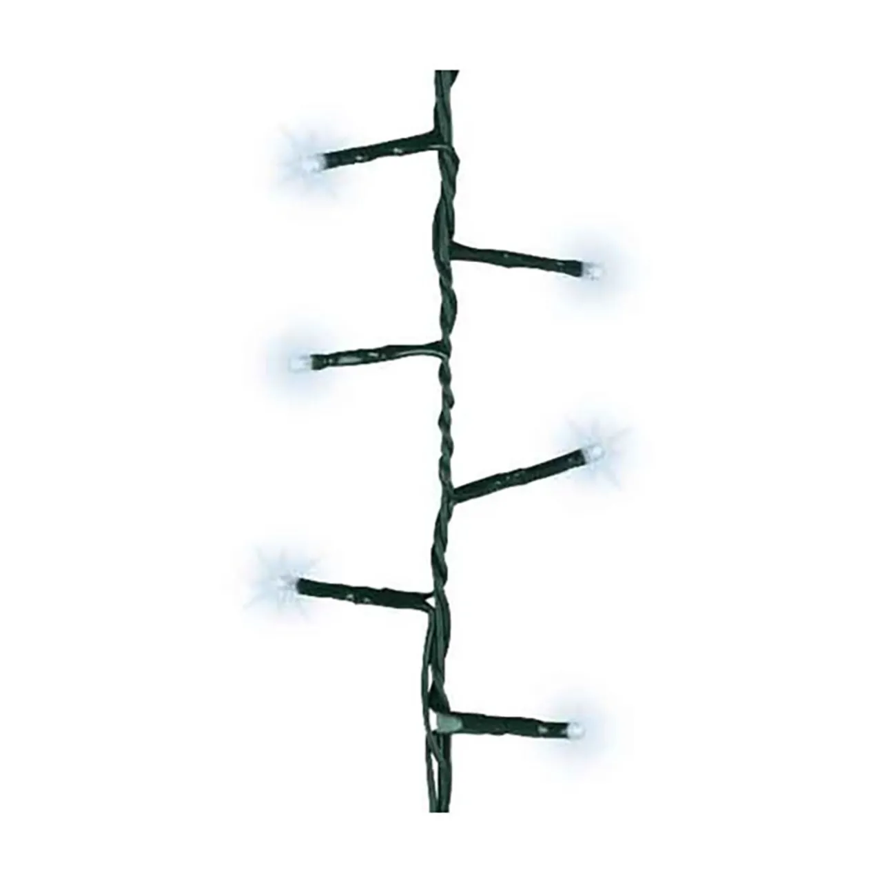 500 LED Cool White Christmas Compact Lights Set, Green Wire 36 Feet<Lumineo Clearance
