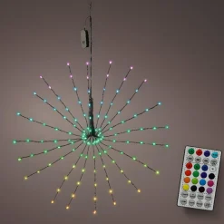 120 LED Dancing Lights Polestar Black Wire with Remote Control<Lumineo Clearance