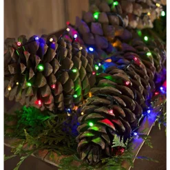 500 LED Multi-Colored Christmas Compact Lights Set, Green Wire 36 Feet -<Lumineo Sale