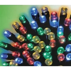 500 LED Multi-Colored Christmas Compact Lights Set, Green Wire 36 Feet -<Lumineo Sale