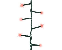 750 LED Red Compact Lights on Green Wire   | The Christmas Loft<Lumineo Online