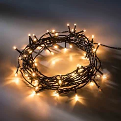 192 LED Warm White Battery-Operated Twinkle Lights Black Wire | The Christmas Loft<Lumineo Best