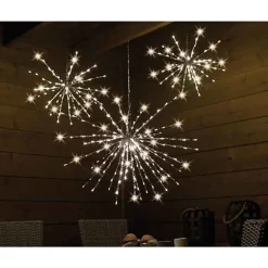 160 LED Warm White Flashing 27" Polestar Silver Wire | The Christmas Loft<Lumineo Outlet