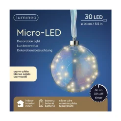 30 Micro-LED Warm White Iridescent Hanging Decoration Light<Lumineo Discount