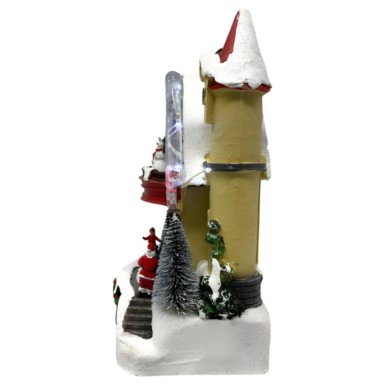 Animated Christmas House with Santa - 12”x9” Scene<Lumineo Best