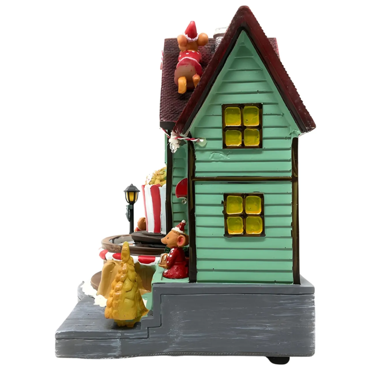 Animated Mouse Bakery Building - 10” with Sweets Rotation<Lumineo Sale