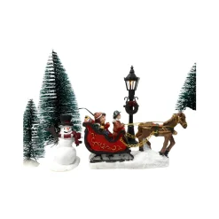 Complete Christmas Village Accessory Set - 14 Pieces<Lumineo New