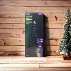 6ft LED Dancing Lights Tree - Remote, 265 LEDs, Timer<Lumineo New