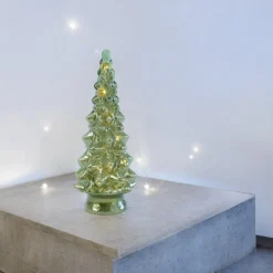 LED Glass Green Tree Figurine<Lumineo Hot