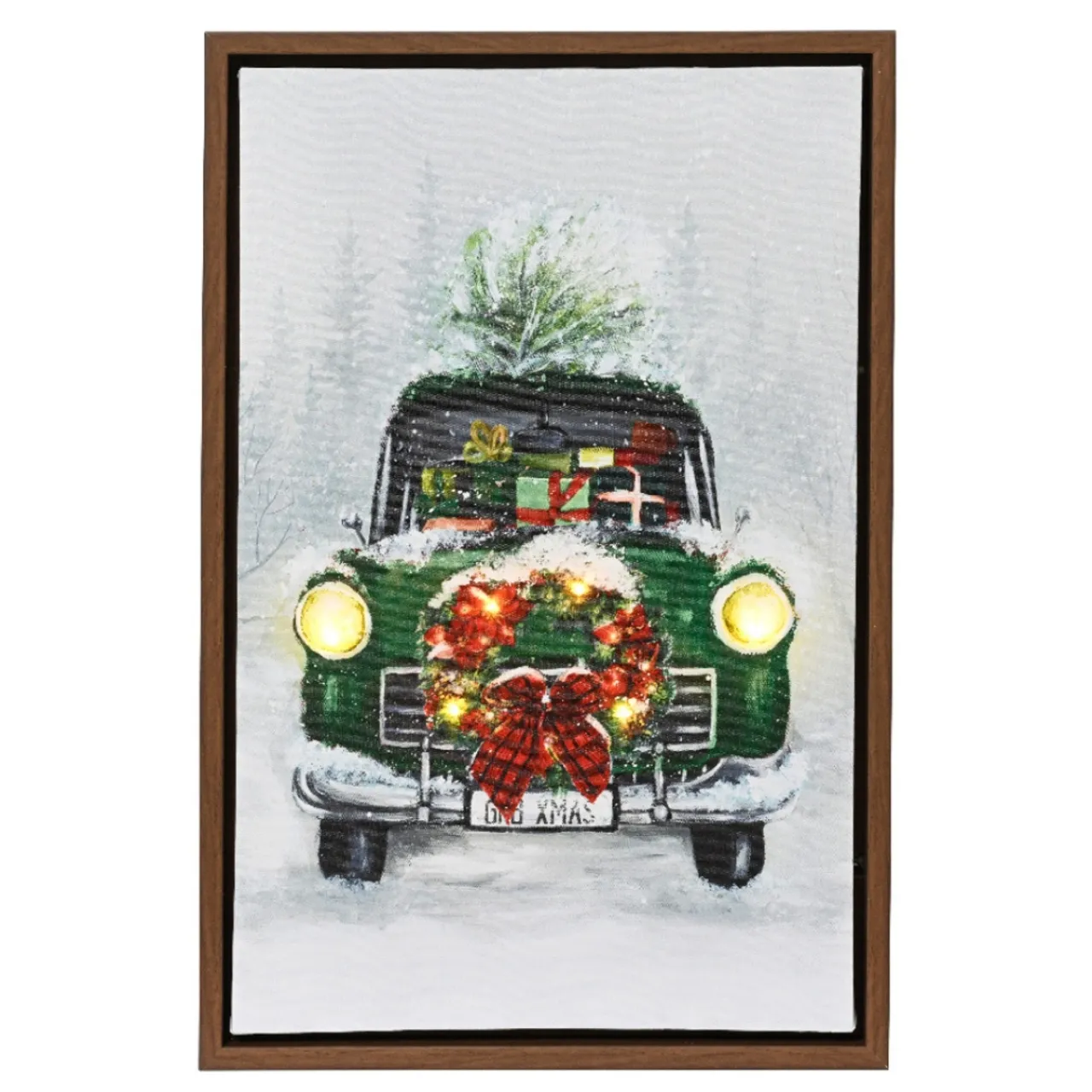 LED Holiday Truck With Wreath Canvas<Lumineo Discount