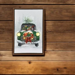 LED Holiday Truck With Wreath Canvas<Lumineo Discount