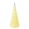 8" Cream Wax Tree Candle - Battery Operated, Timer<Lumineo Sale