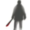 Machete Killer Design Shower Curtain< Fashion