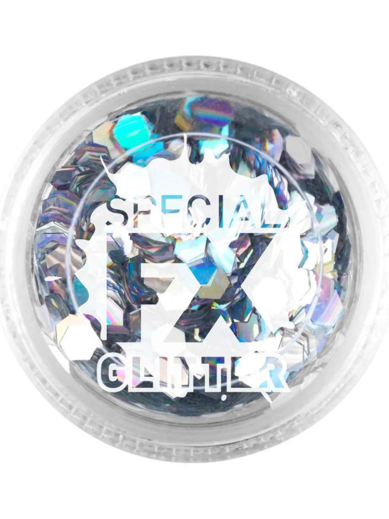 Make-Up FX, Silver, Confetti Glitter, 2g, Loose< Fashion
