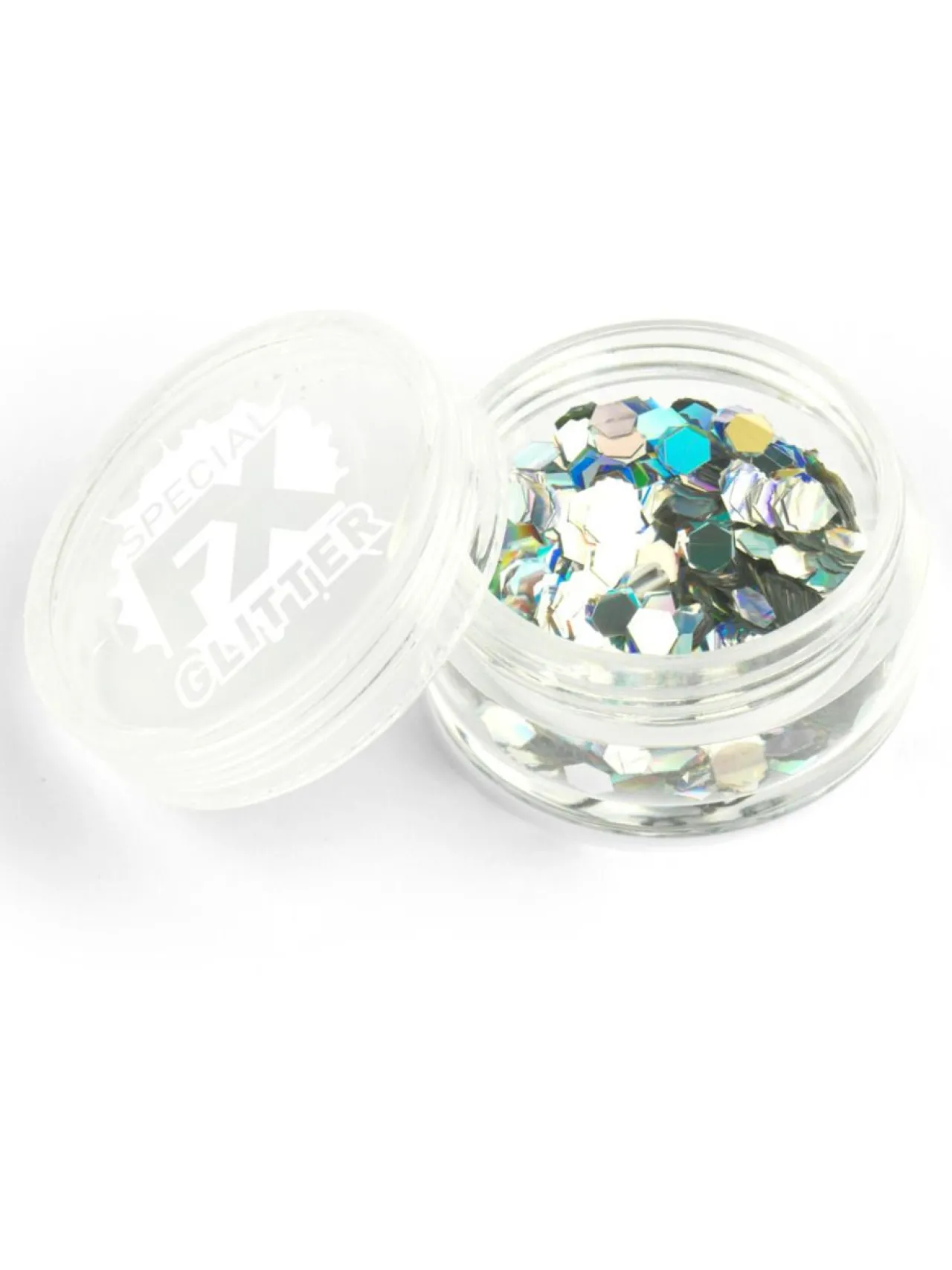 Make-Up FX, Silver, Confetti Glitter, 2g, Loose< Fashion