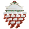 Mantle Family of 14 Personalized Ornament< Best