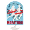 Marathon Runner w/Dangling Sneakers Ornament< Sale