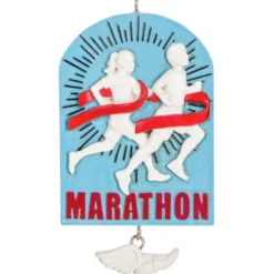Marathon Runner w/Dangling Sneakers Ornament< Sale