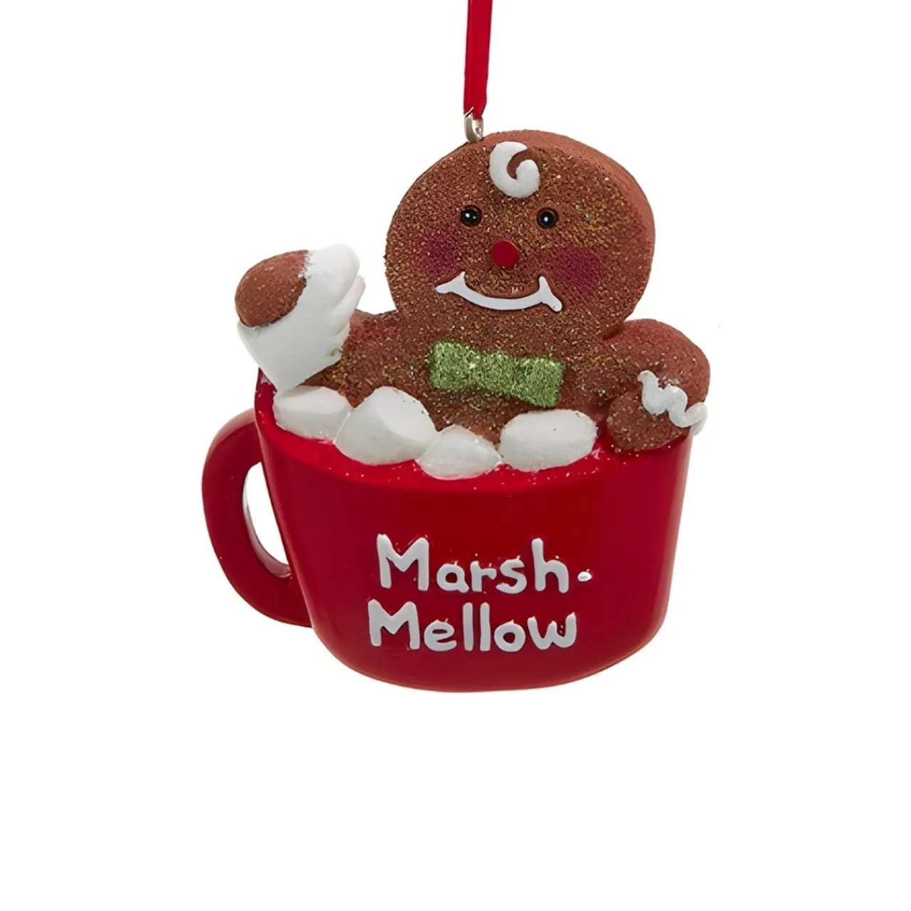 Marsh-Mellow Gingerbread Cup Ornament<Kurt Adler New