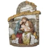 Mary & Joseph w/ Baby in Creche< Outlet