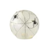 Medium Frosted Glass LED Spider Web Globe with Timer< Outlet