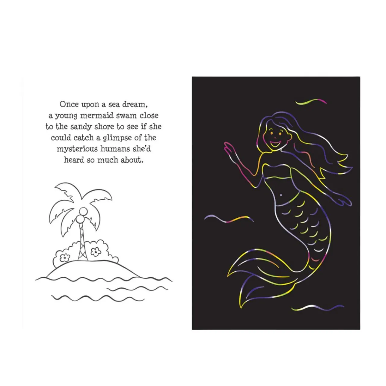 Mermaid Adventure Scratch & Sketch Art Activity Book< Hot