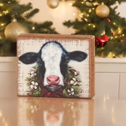 Merry Calf Block Sign< Fashion