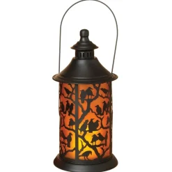 Metal Crow Battery Operated Indoor Lantern | The Christmas Loft< Best