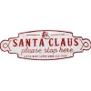 Metal Santa Please Stop Here Sign - The Christmas Loft< Clearance