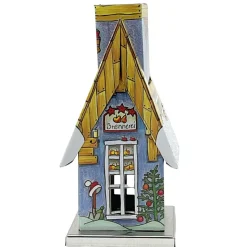 Metal Smoker House with Incense< Clearance