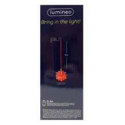 Micro LED Red Glass 12 Pointed Star - The Christmas Loft<Lumineo Hot