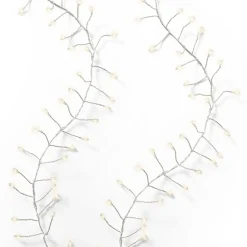 480 Micro-LED Compact Twinkle Lights Warm White on Silver Wire, 19.7 ft<Lumineo Clearance
