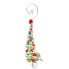 Mini Crushed Glass Tree Ornament - Bright< New