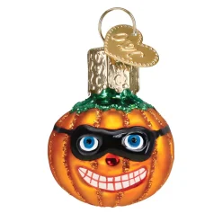 Mini Masked Pumpkin Ornament<Old World Glass Outlet
