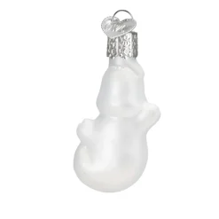 Mini Smiling Ghost Ornament<Old World Glass Hot