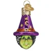 Mini Witch Head Ornament<Old World Glass Hot