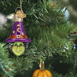Mini Witch Head Ornament<Old World Glass Hot