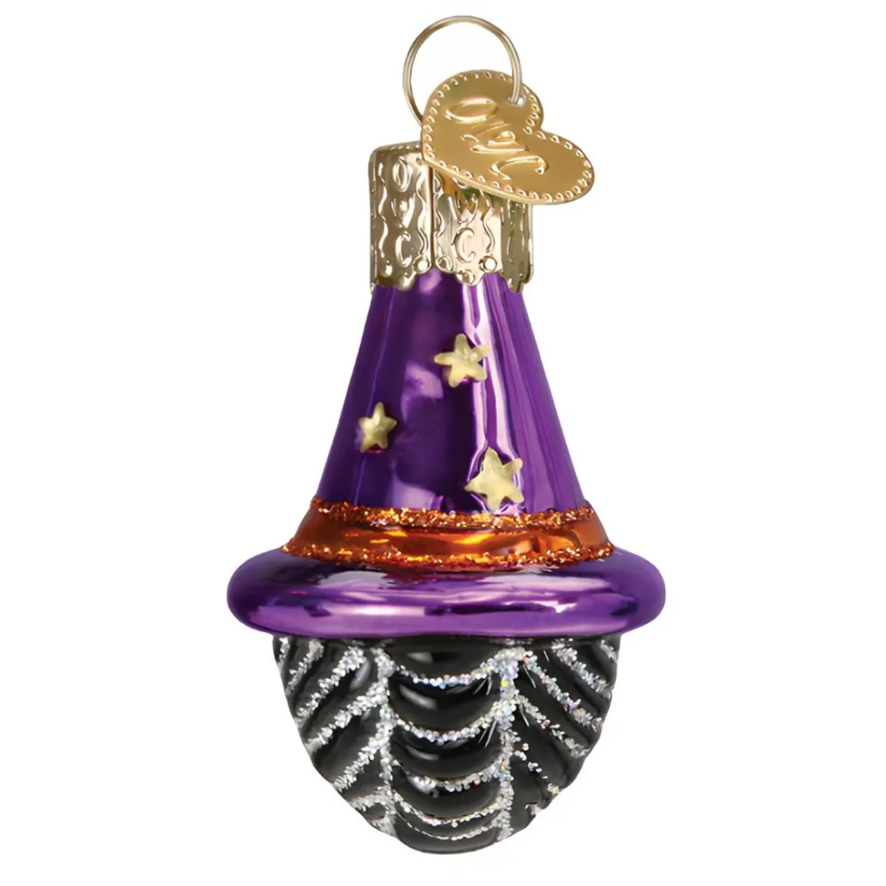 Mini Witch Head Ornament<Old World Glass Hot