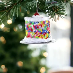 Miniature Sprinkled Cake Ornament<Cody Foster & Co. Hot