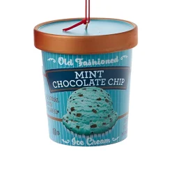 Mint Chip Ice Cream Pint Ornament<Kurt Adler Fashion
