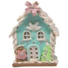Mint Green Clay Dough Gingerbread House - The Christmas Loft< Sale