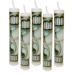 Money to Burn Candles - Set of 5< Outlet