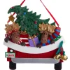 Moose Family of 2 in Car Personalized Ornament - 3 Names Hand Personalized<Kurt Adler Sale