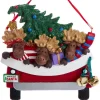 Moose Family of Three in Car Personalized Ornament - 3 Names Hand Personalized<Kurt Adler Outlet